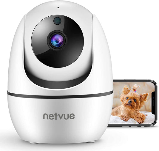 Indoor Pet Camera: 1080P FHD, Wifi, 2-Way Audio, Night Vision