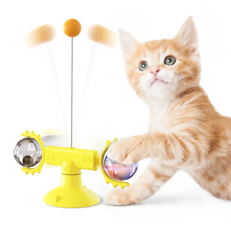 Interactive Cat Windmill Toy: Keep Your Cat Active and Happy!