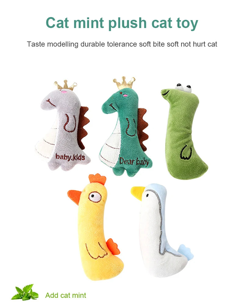 Funny Cat Toys: Plush, catnip-filled, interactive, suitable for kittens.