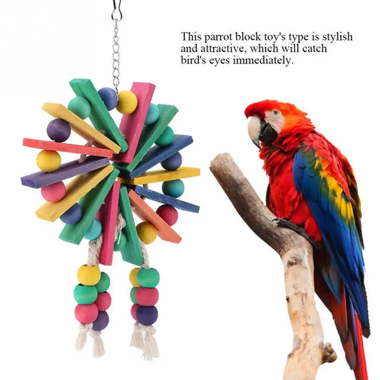 Parrot Cage Bite Toy: Chew Toy for Various Birds