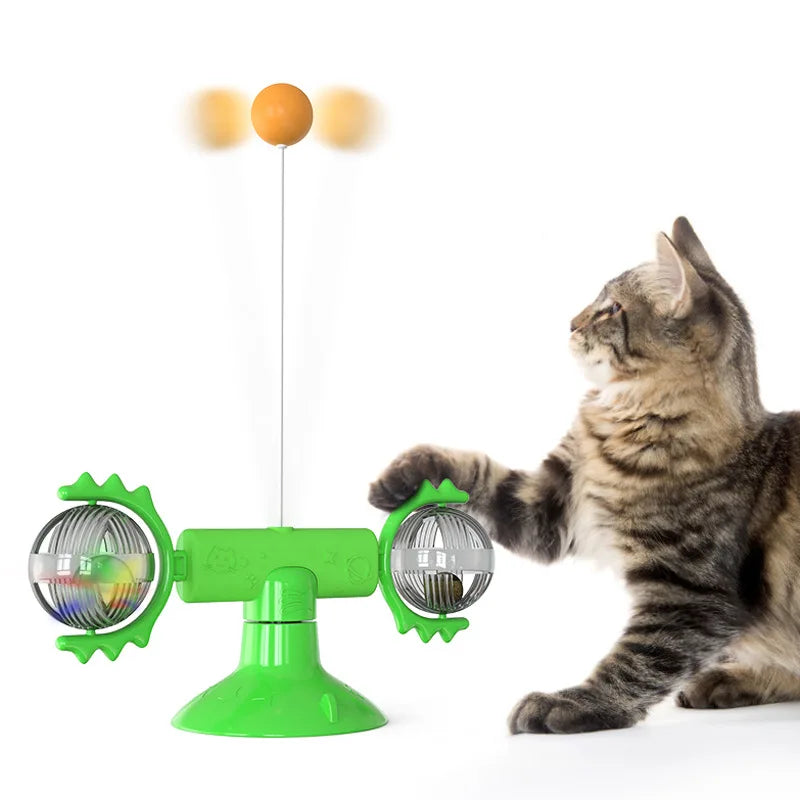 Interactive Cat Windmill Toy: Keep Your Cat Active and Happy!