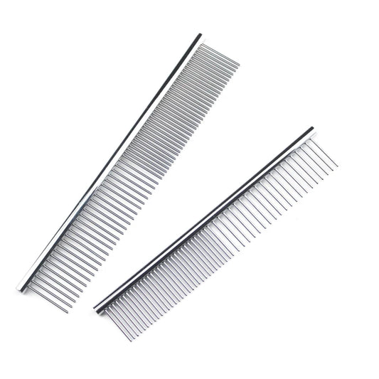 Dog Comb Fur Removal Brush: Stainless Steel, Lightweight, Grooming