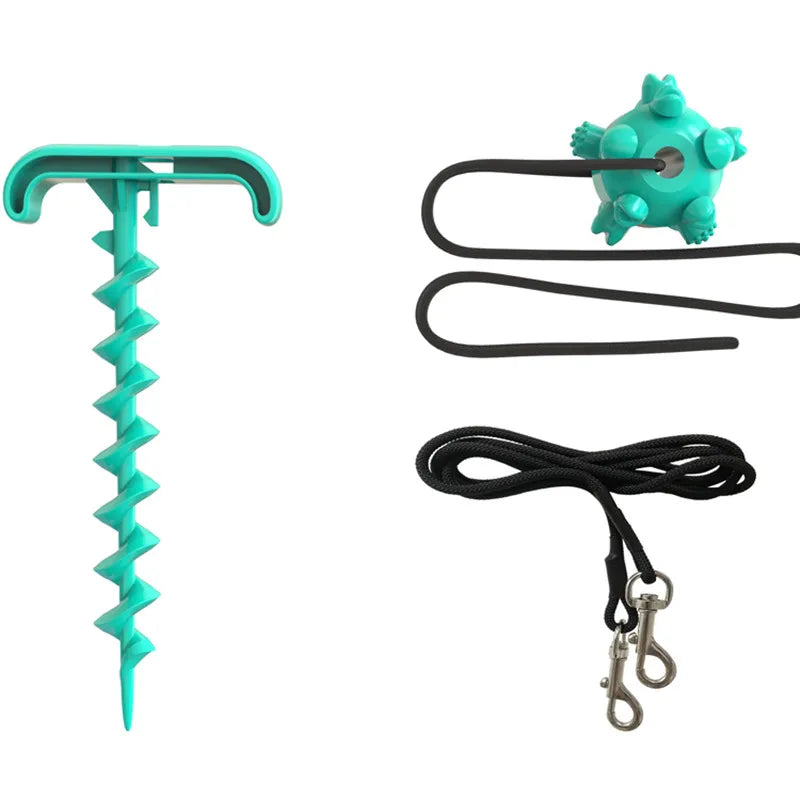 Tie dog leash: Stylish leash and toy combo for dogs.