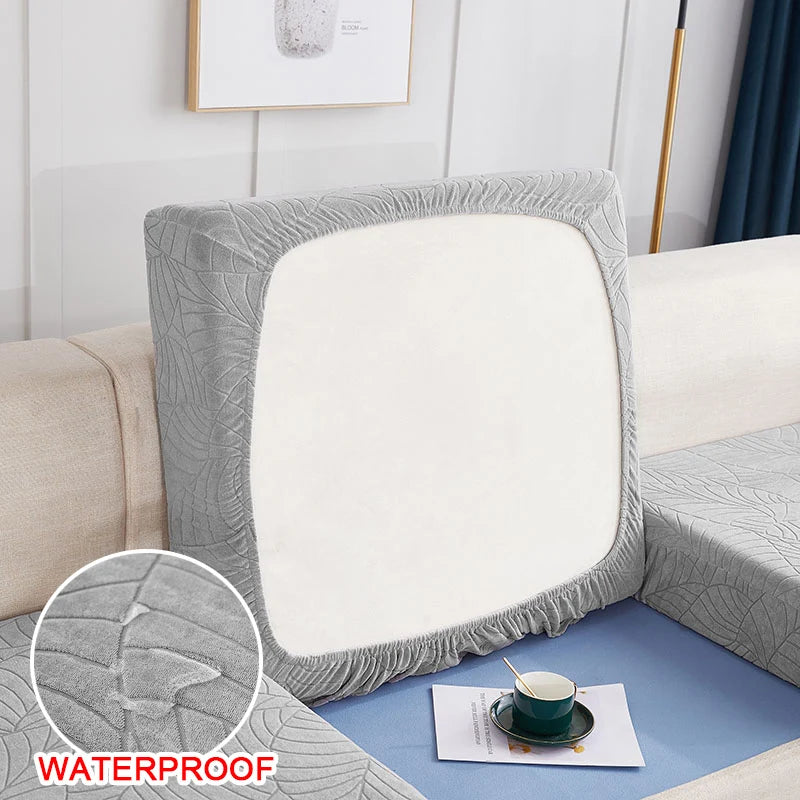 Water Resistant Sofa Cover: Elastic cover, protects from pets and kids.