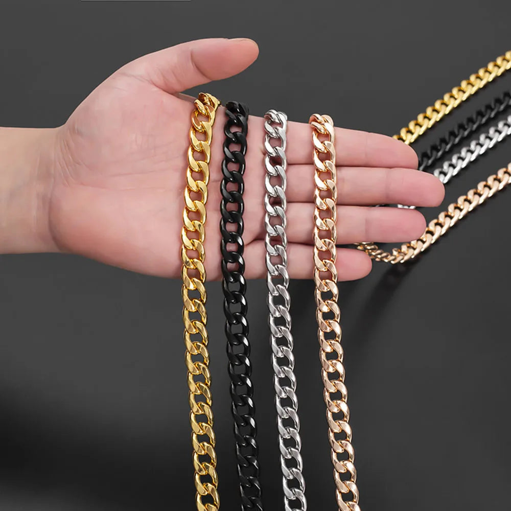 Explosion-proof Gold Leash: Leather, Stainless Steel Chain