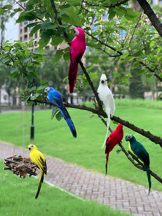 Simulation Parrot Decoration: Add Charm to Your Garden!