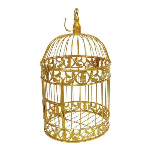 Decorative Bird Cages: Handmade, classic iron, for wedding decoration.