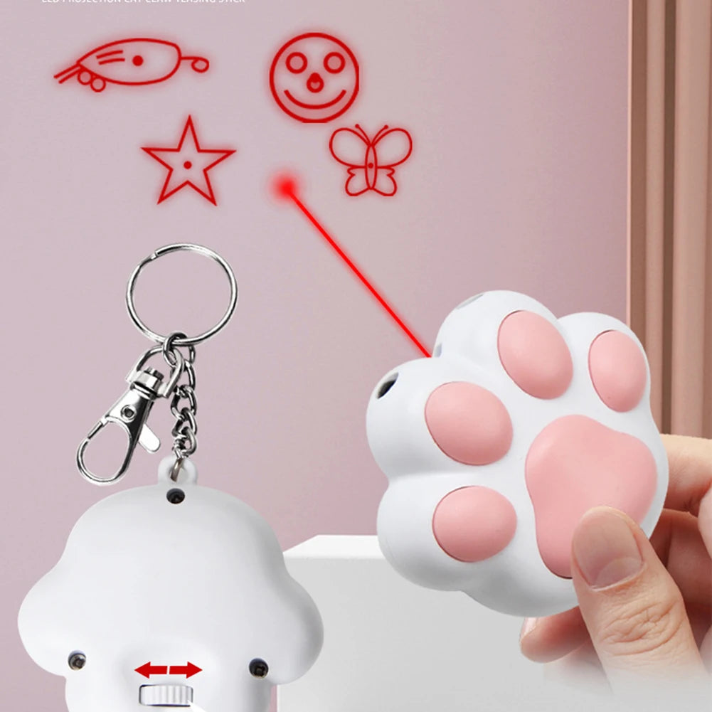 Electronic Pet Laser Pointer: USB charging, interactive indoor toy.