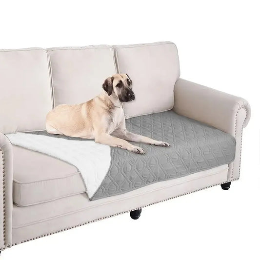 Waterproof Dog Bed Cover: Leak-proof mat for furniture protection.