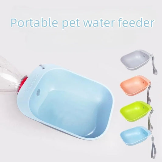 Portable Water Bottle: For outdoor use, convenient pet hydration.