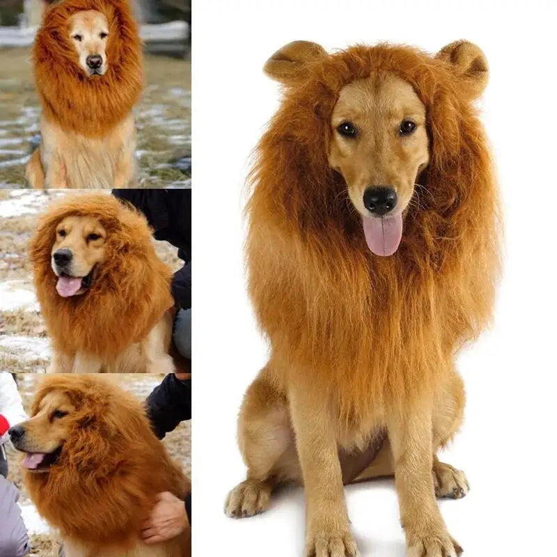 Lion Wig for Dog 