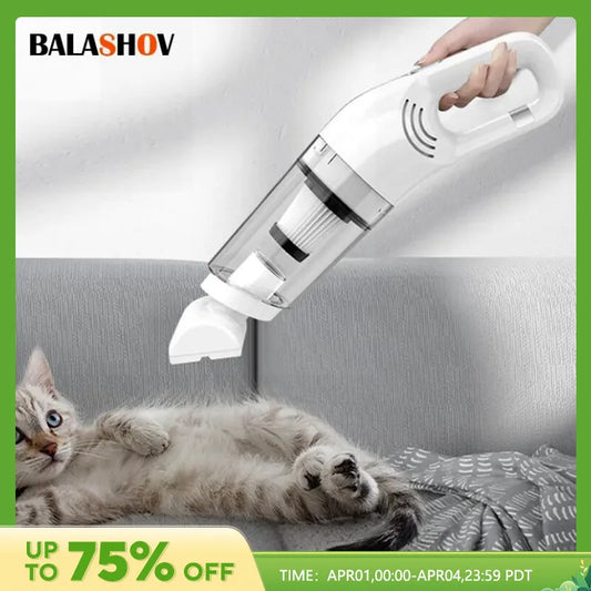 Cordless Pet Hair Absorber: Rechargeable vacuum cleaner, for home.