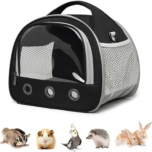 Small Animal Carrier Bag: Cage for Hamsters, Parrots, Guinea Pigs.