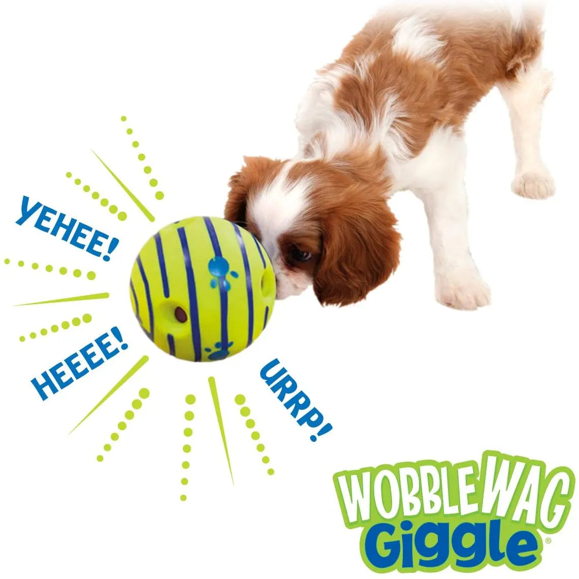 Wobble Wag Giggle Glow Ball: Interactive dog toy with fun sounds.