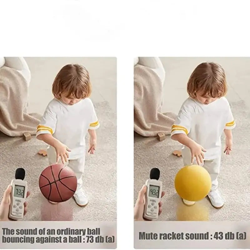 Silent Foam Sports Ball: High-density, safe for indoor play, children's toy.