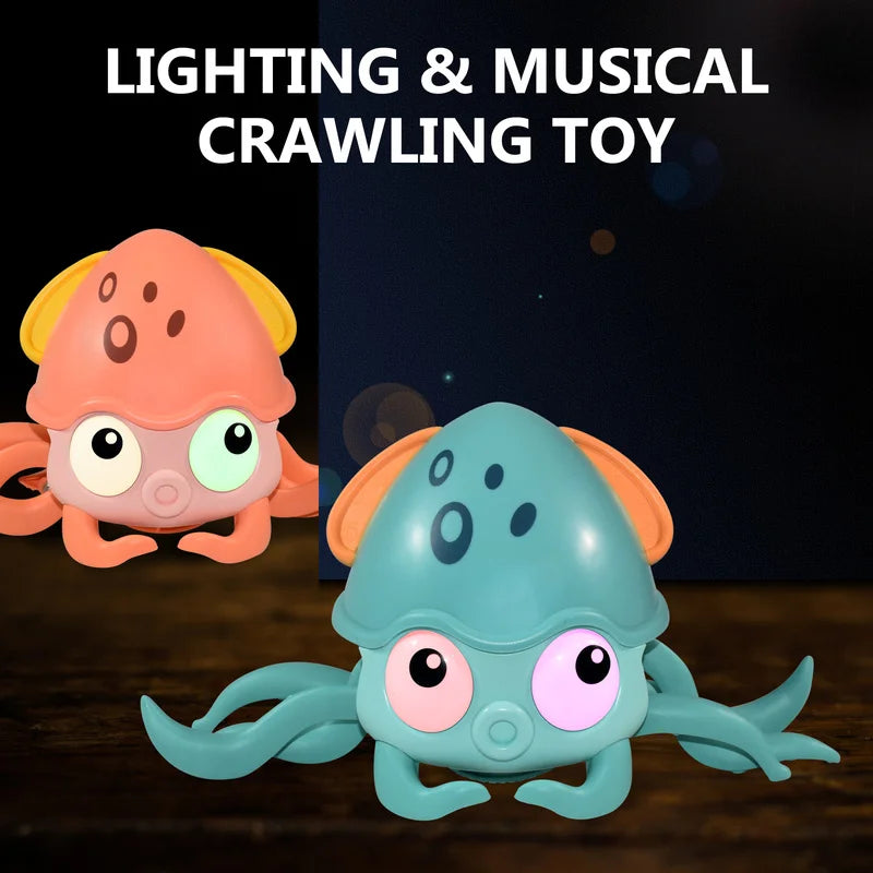 Induction Escape Toy: Electronic crawling toy for kids.