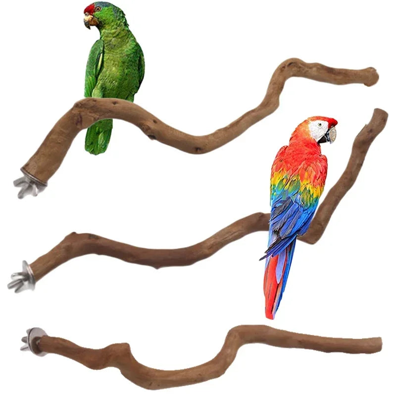 Parrot Perch Stand: Paw Grinding, Climbing, Birdcage Accessories