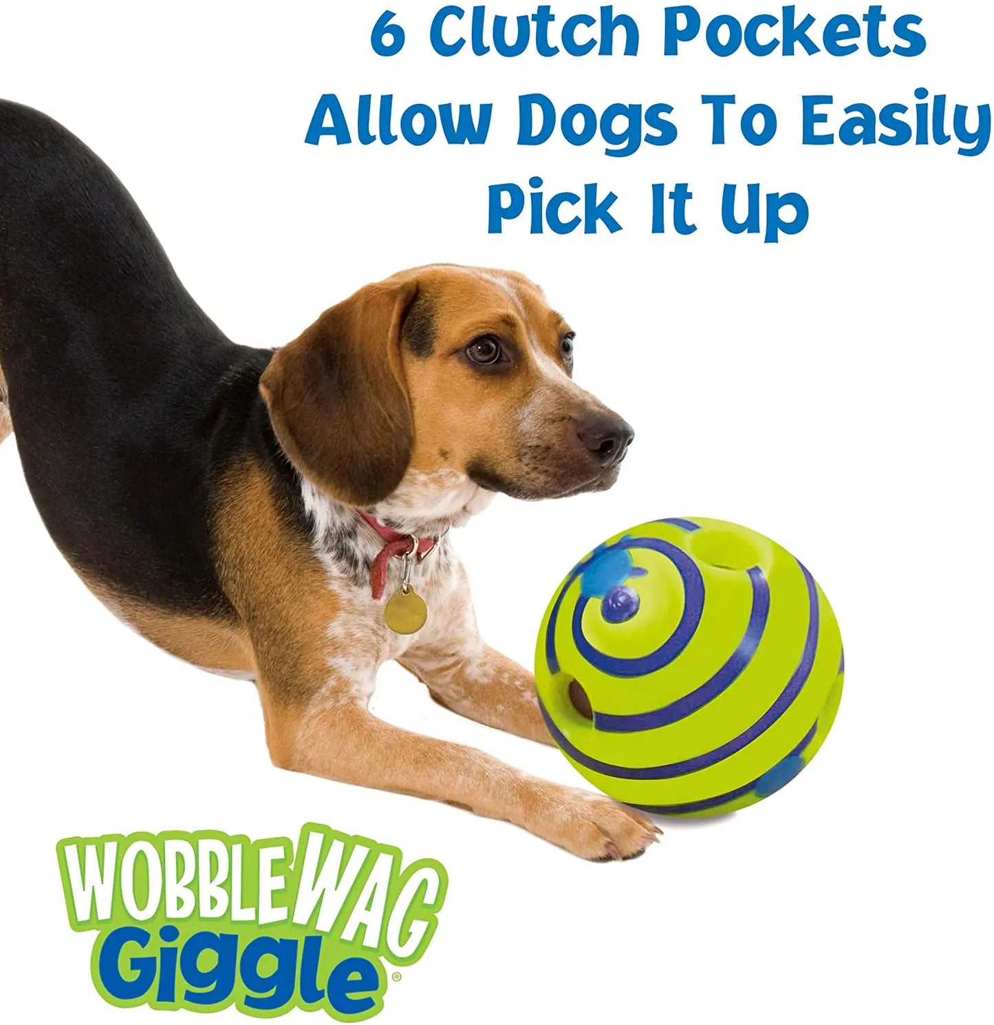 Wobble Wag Giggle Glow Ball: Interactive dog toy with fun sounds.