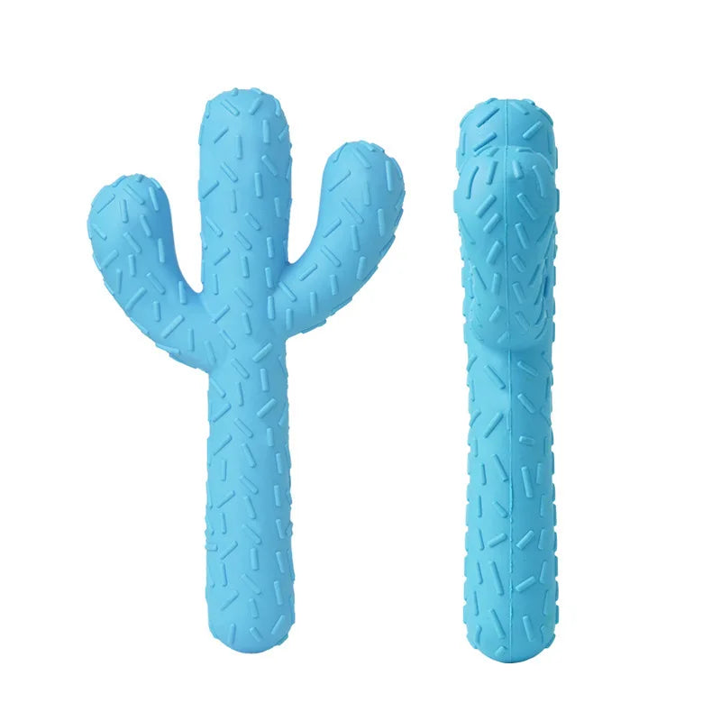 Eco-Friendly Cactus Dog Chew Toy: Tough Training and Cleaning