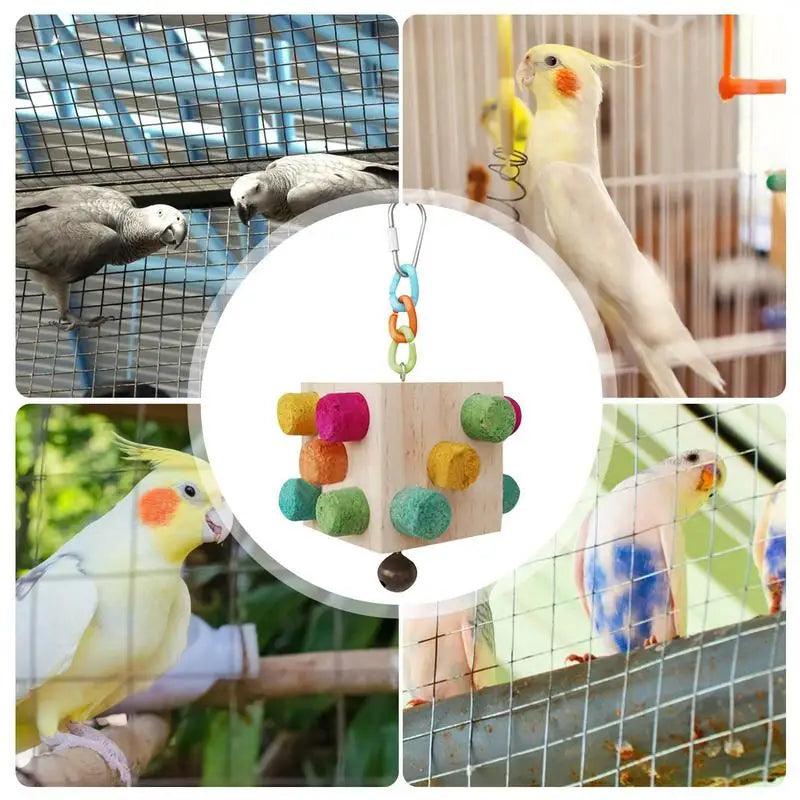 Wooden Bird Perch Stand: Provide Exercise and Entertainment for Your Bird!