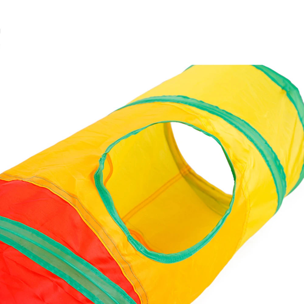 Cat Tunnel Toy: Indoor-Outdoor, Colorful, Interactive Puzzle for Cats.