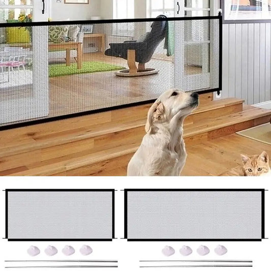 Safety Dog Fence Gate: Ingenious Mesh Magic Gate.