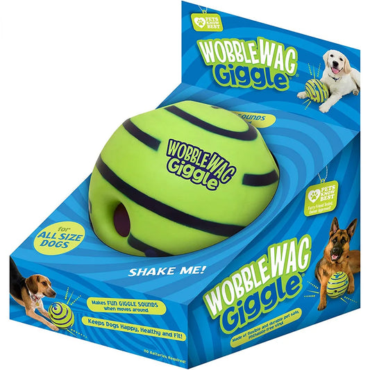 Wobble Wag Giggle Glow Ball: Interactive dog toy with fun sounds.