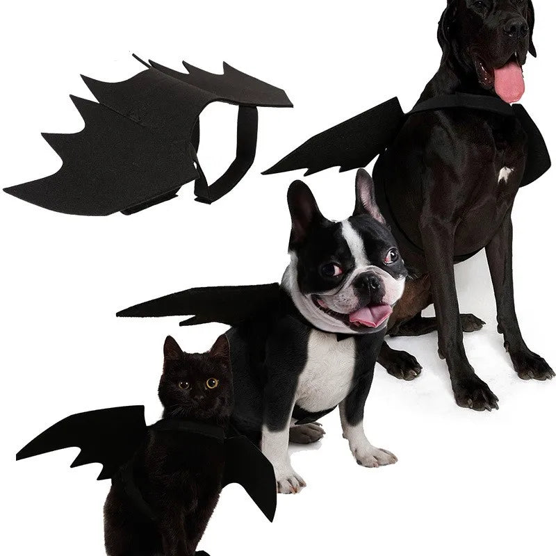 Pet Bat Wing Costume: Halloween cosplay costume for pets.