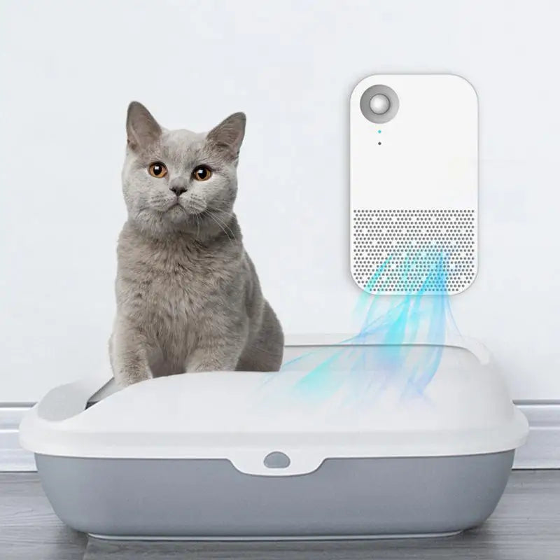 Pet deodorizer purifier: Odor elimination for litter boxes, dog toilets.