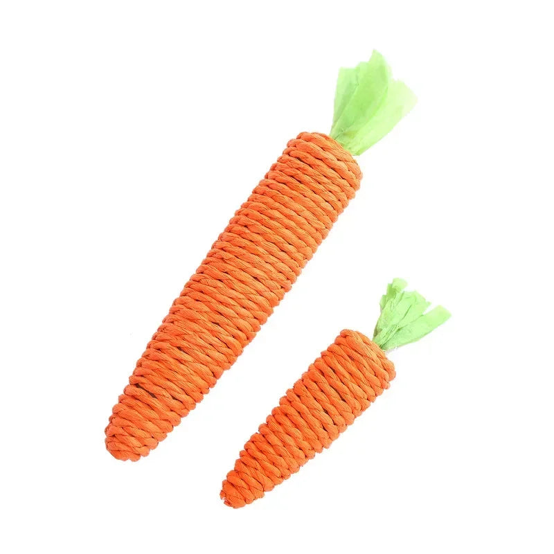 Carrot-shaped Cat Toy: Encourage Healthy Chewing for Your Cat!