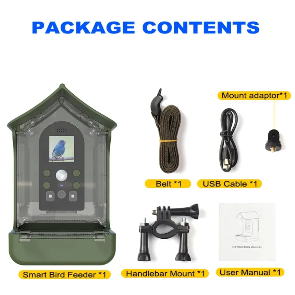 Outdoor Garden Waterproof Bird Feeder: Wildlife Gazebo, Accessories