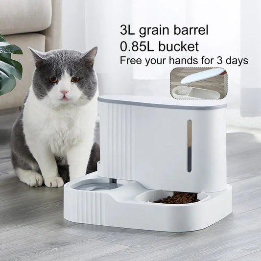 Pet Automatic Food Water Feeding Bowl: Easy to clean