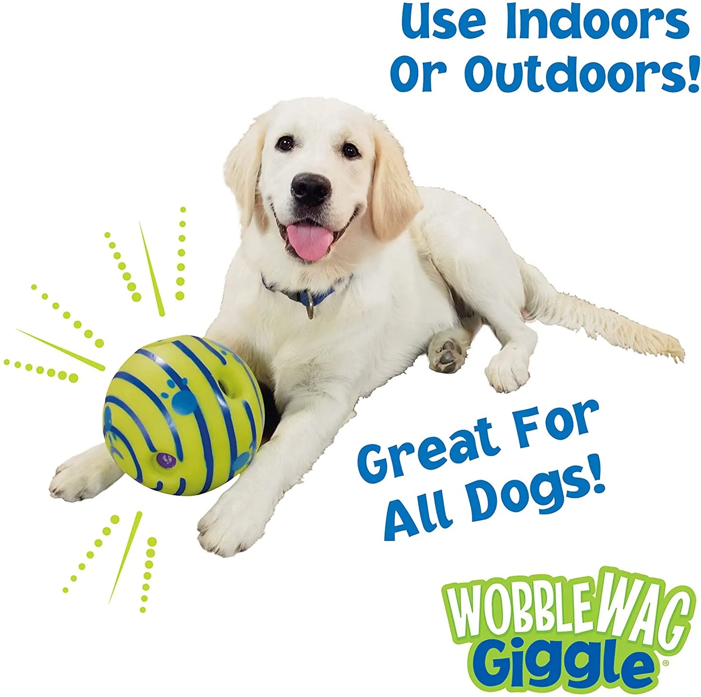 Wobble Wag Giggle Glow Ball: Interactive dog toy with fun sounds.