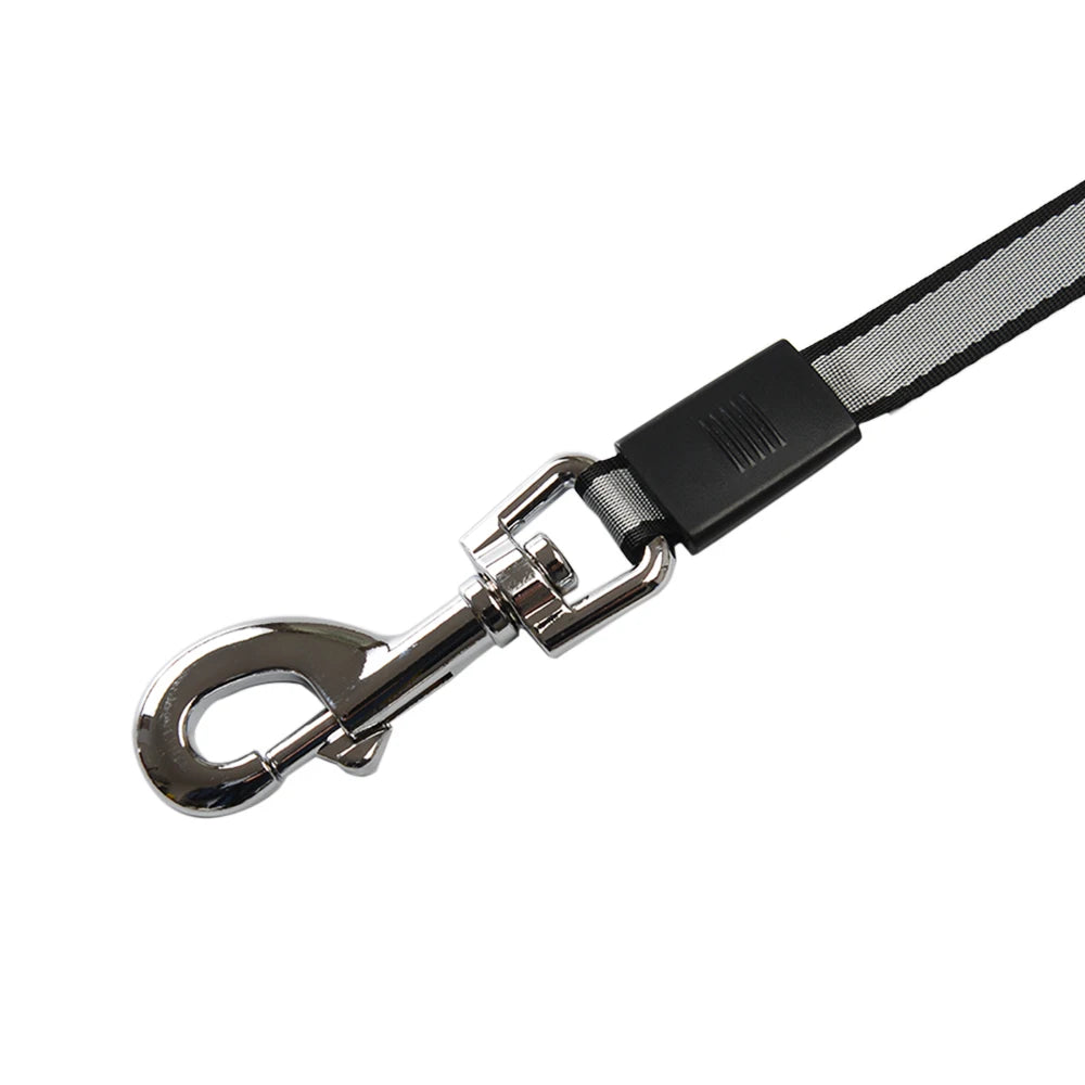 Hands-Free Dog Leash: Nylon Retractable Auto Lead Rope