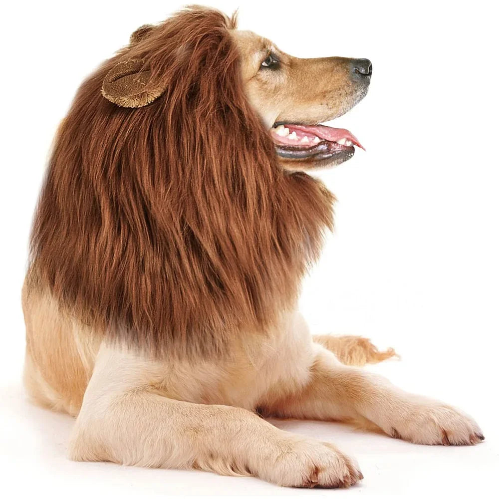 Lion Wig for Dog 