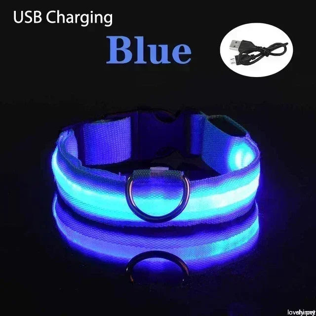 LED Pet Collar: Safety glowing collar for pets.