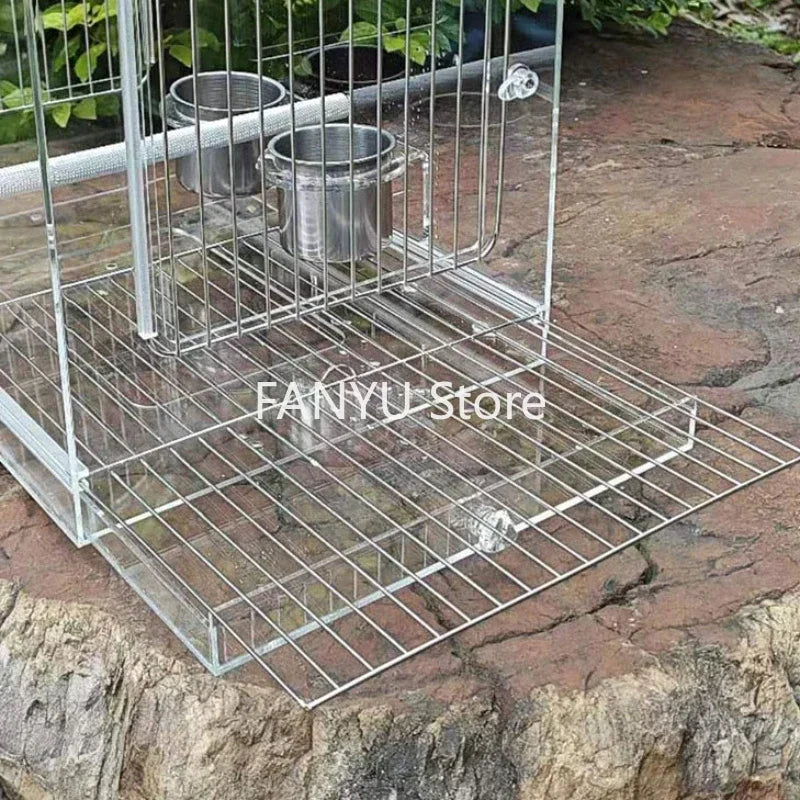 Small-Medium Parrot Cage: Bird-friendly habitat.