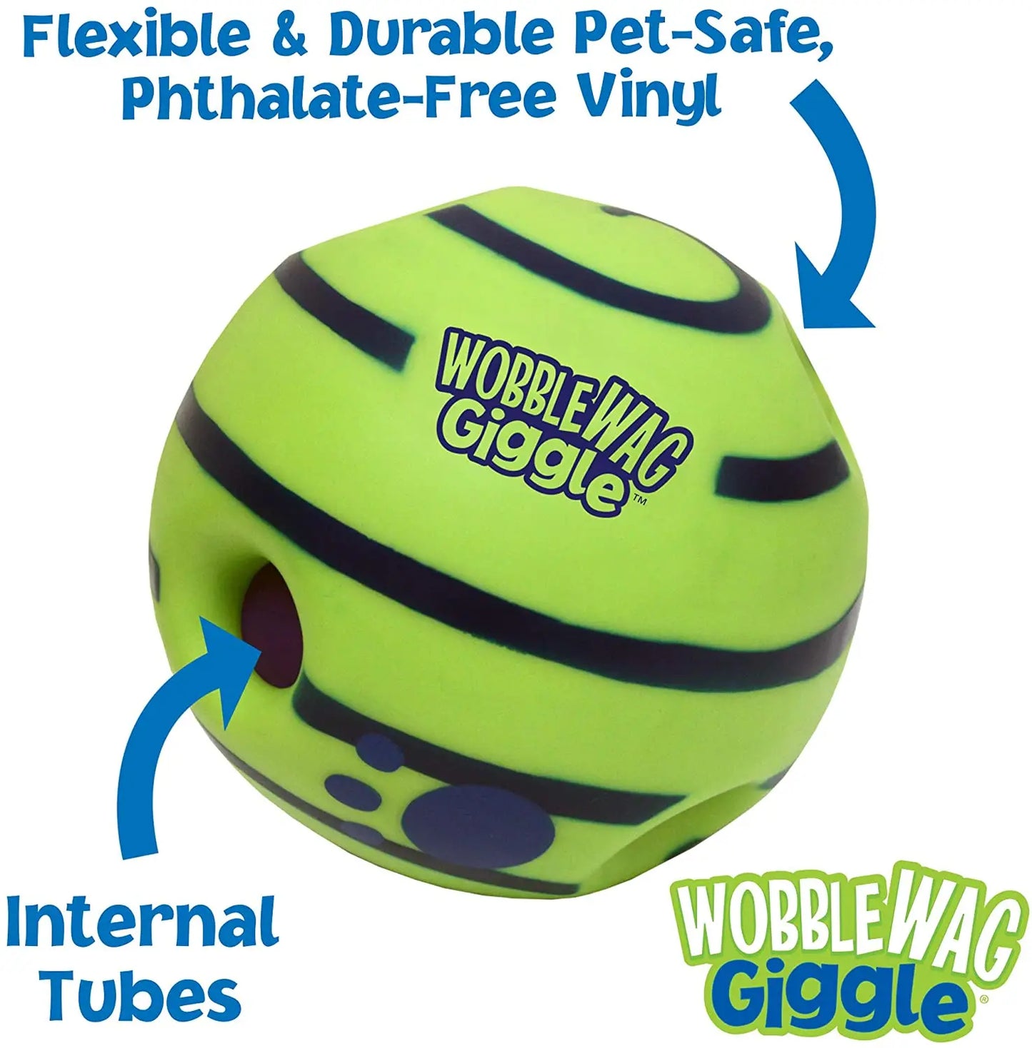 Wobble Wag Giggle Glow Ball: Interactive dog toy with fun sounds.