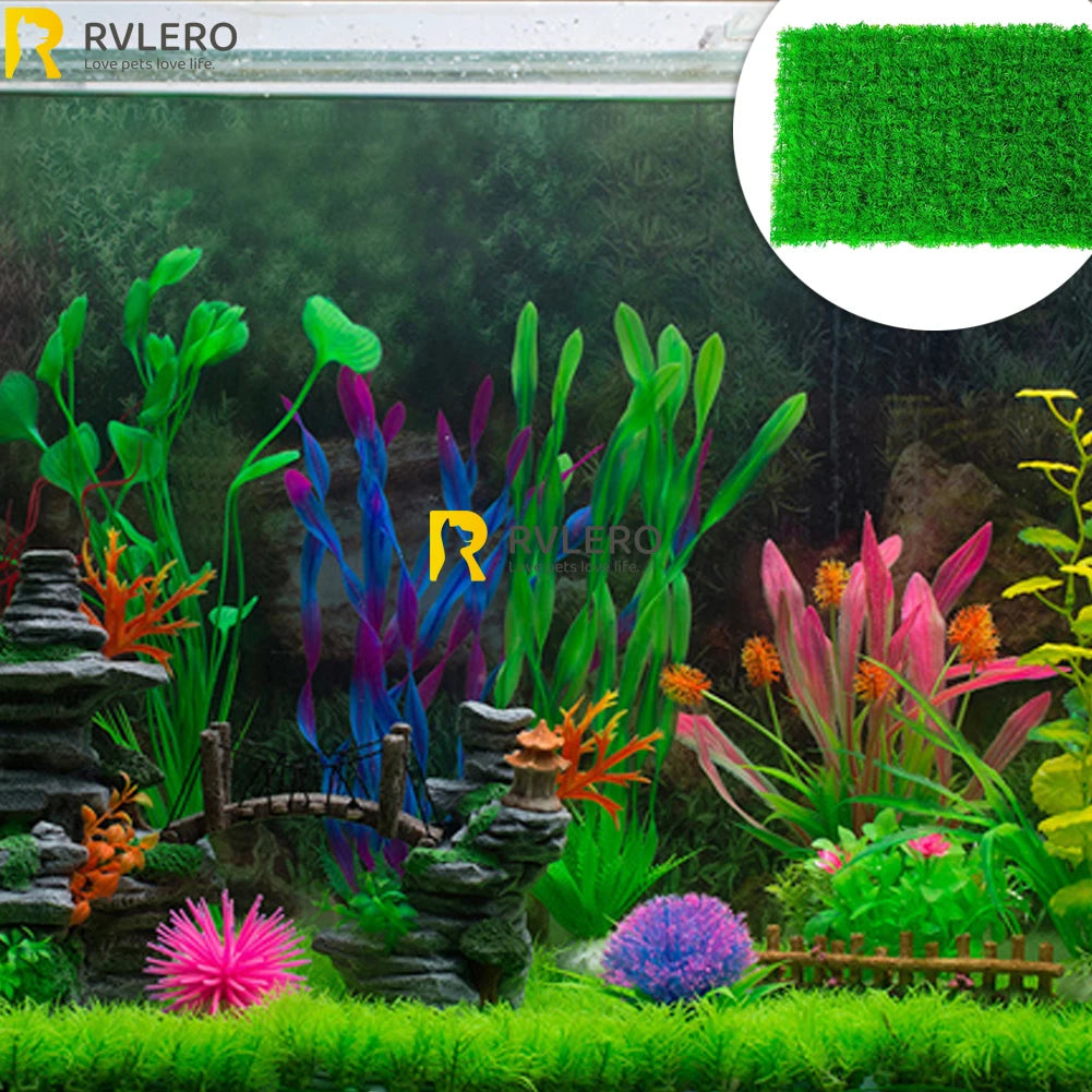 Simulation Landscaping Supplies: Accessories for fish tanks, lifelike designs.