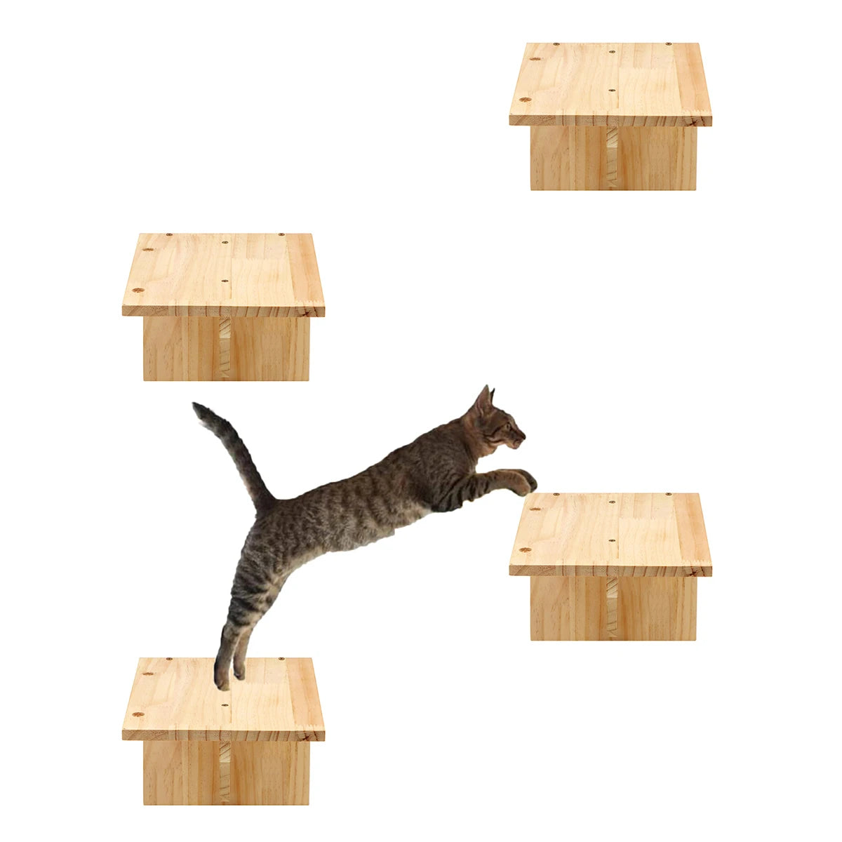 Solid Wood Cat Climbing Frame: Sturdy and Fun for Your Cat!