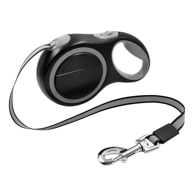 Hands-Free Dog Leash: Nylon Retractable Auto Lead Rope