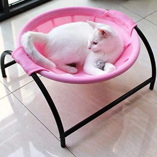 New Summer Pet Cat Bed: Washable Hammock, Comfortable Breathable Lounger