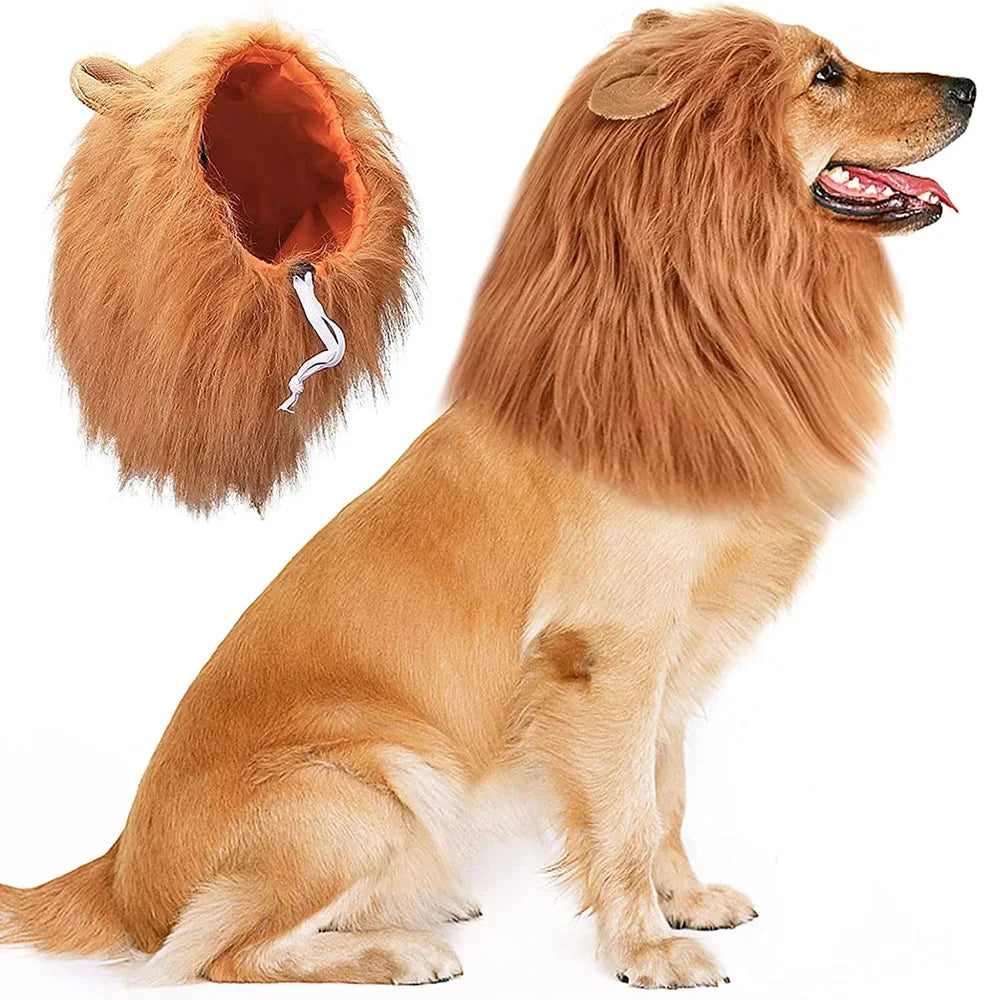 Lion Wig for Dog 