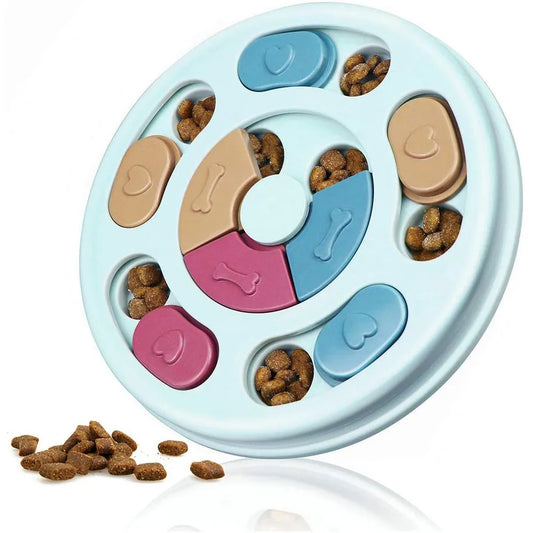 Puzzle Feeder Toys: Interactive, increase IQ, slow eating, for pets.