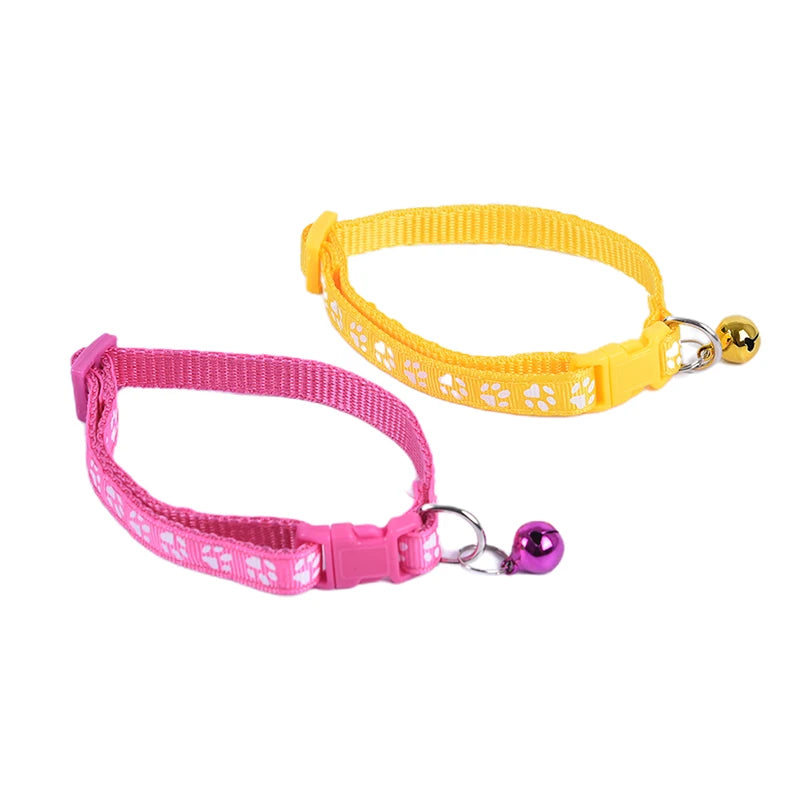 Sparkling Paw Print Cat Collars: Luxury Accessories for Felines