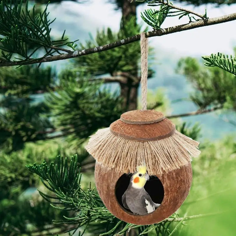 Parakeet Nest: Cute Birds Habitat, Small Animals House Decor