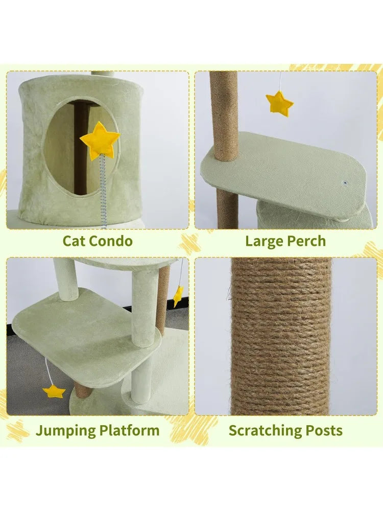 Cat Treehouse: Climbing, Grinding Claw, Luxury Cat Tree