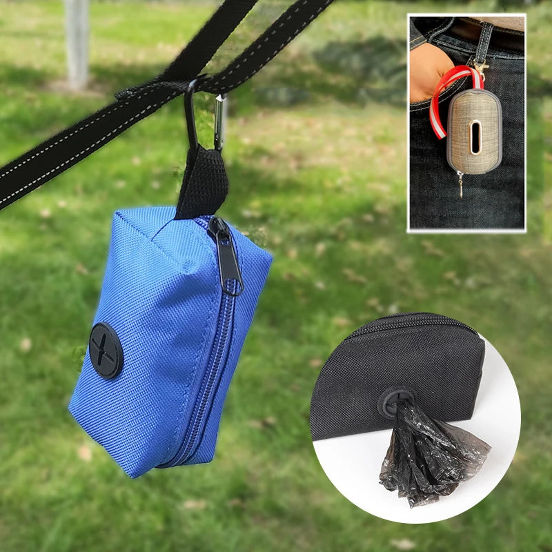 Pick Up Poop Bag Dispenser: Portable, Outdoor Waste Bag Holder