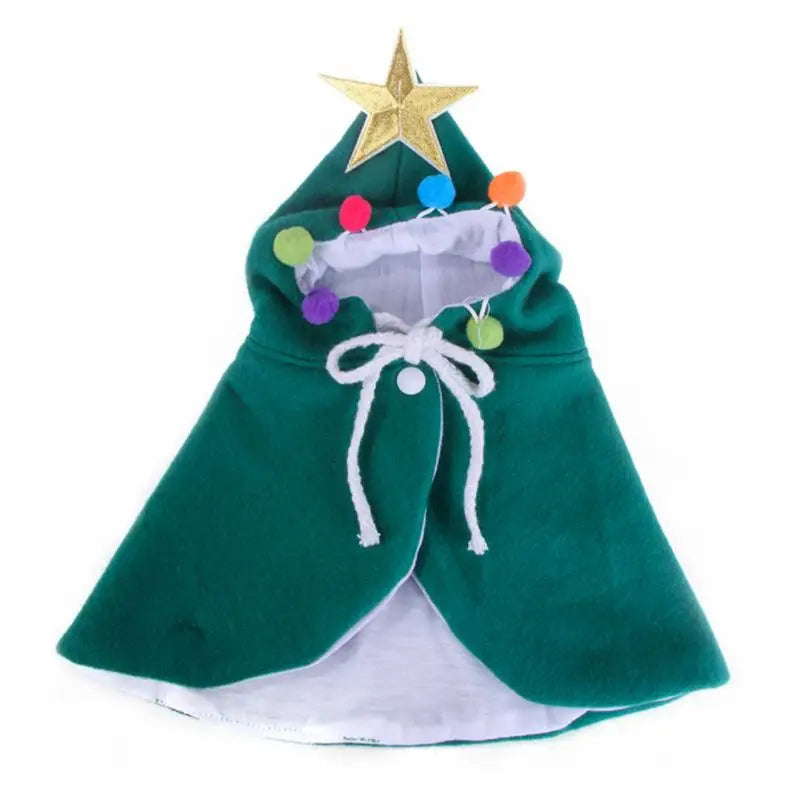 Pet Costume: Cute Christmas cloak, Halloween disguise, for cats and dogs.