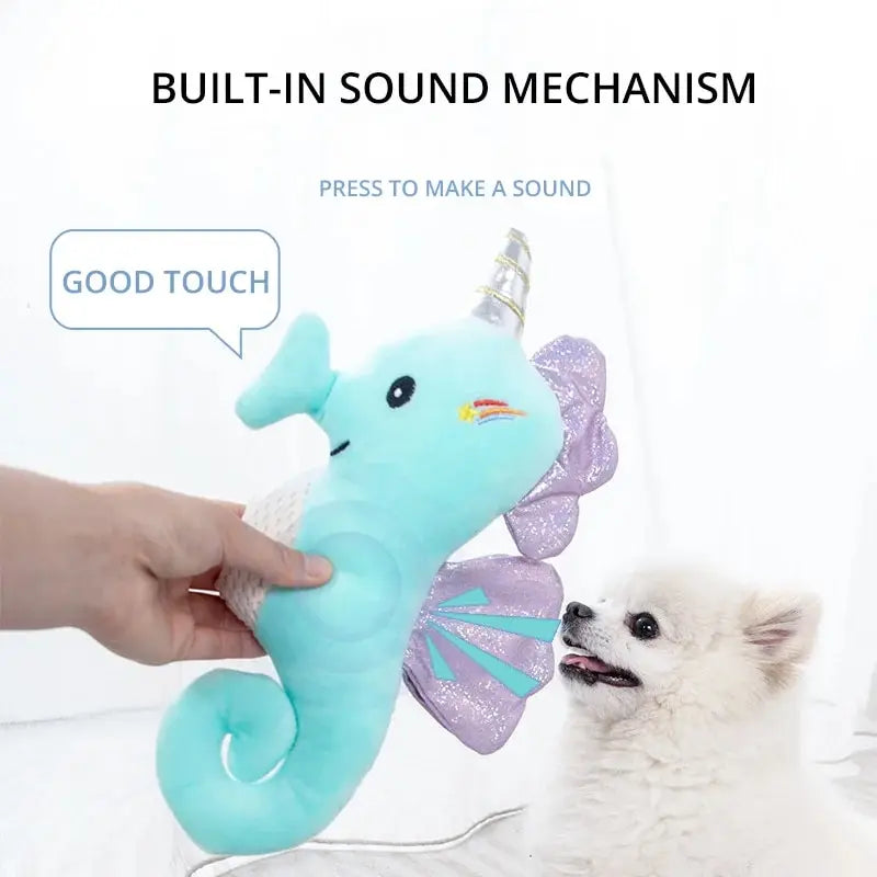 Chew Toy: Cute plush, teeth cleaning, for all sizes.